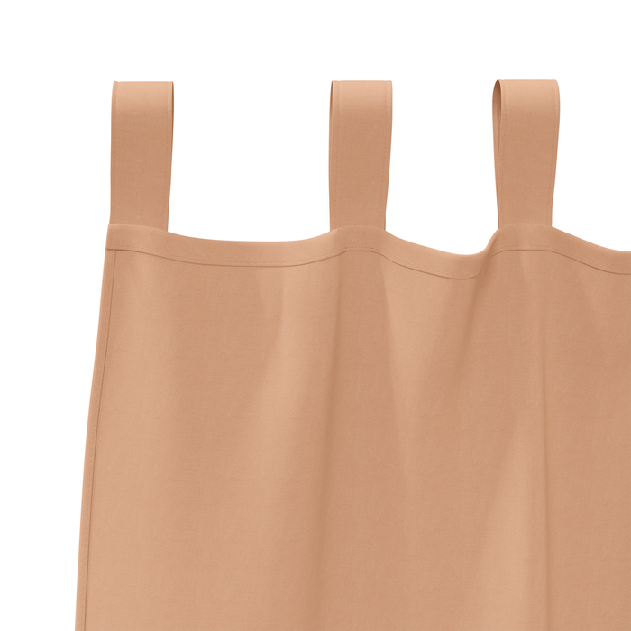 Perdele opace 2 pcs Maro deschis 175 x 140 cm Poliester - WALTI WALTI