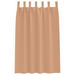 Perdele opace 2 pcs Maro deschis 175 x 140 cm Poliester - WALTI WALTI