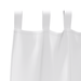 Perdele opace cu perdele 2 pcs Alb pur 245 x 140 cm Poliester - WALTI WALTI