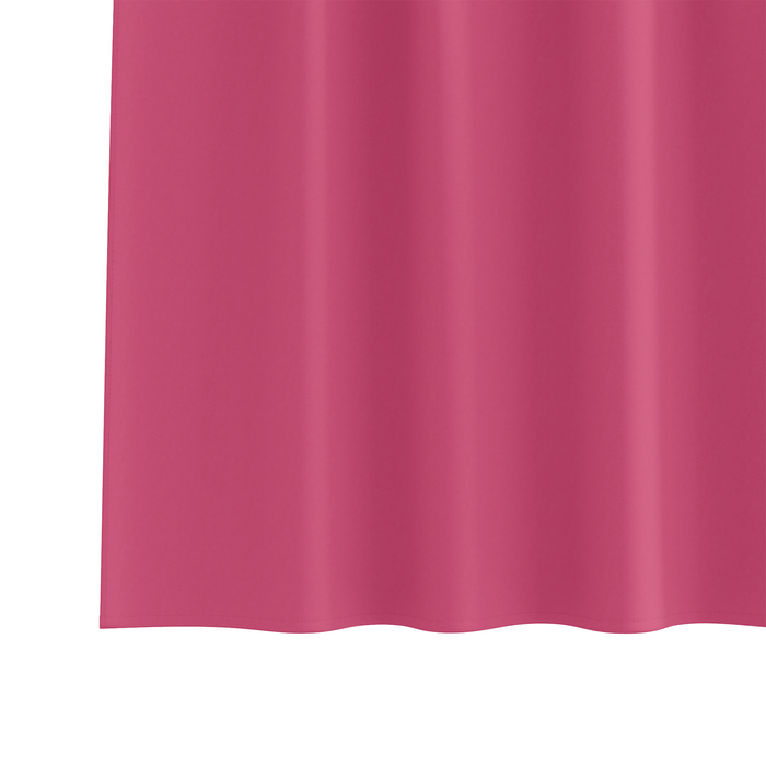 Perdele opace cu perdele 2 pcs Roz 225 x 140 cm Poliester - WALTI WALTI