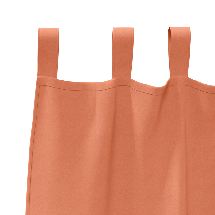 Perdele opace cu perdele 2 pcs Terracota 245 x 140 cm Poliester - WALTI WALTI
