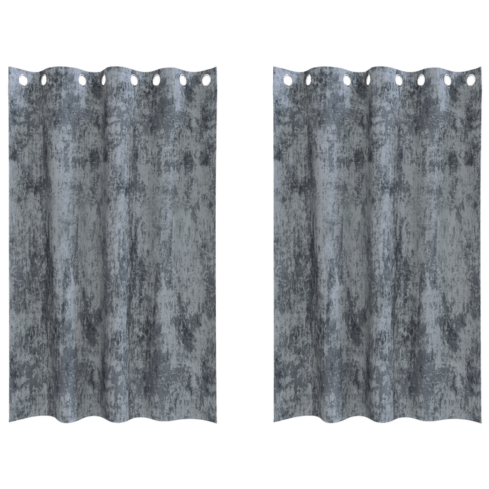 draperii cu ochete Argintiu Poliester 140 x 175 cm - WALTI WALTI