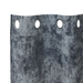 Draperii din Catifea 2 Pcs cu Ochiuri Gri Argintiu 260x140 cm - WALTI WALTI