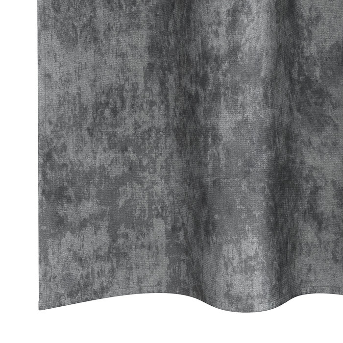 Cortine din Catifea 2 buc. cu Găuri Gri 140x140 cm - WALTI WALTI