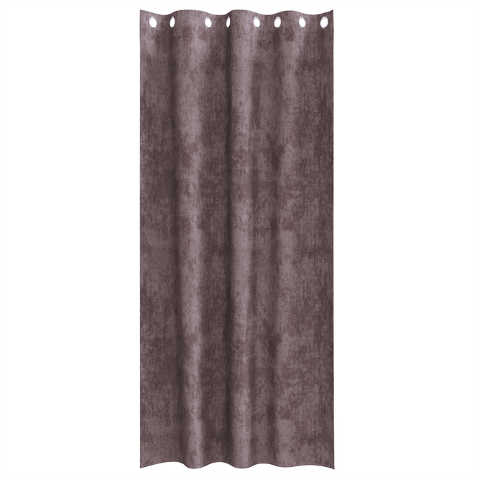 Draperii din Catifea Maro 2 buc cu Gromete 245x140 cm - WALTI WALTI