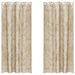 draperii din catifea 2 pcs cu eyelets crem 245x140 cm - WALTI WALTI