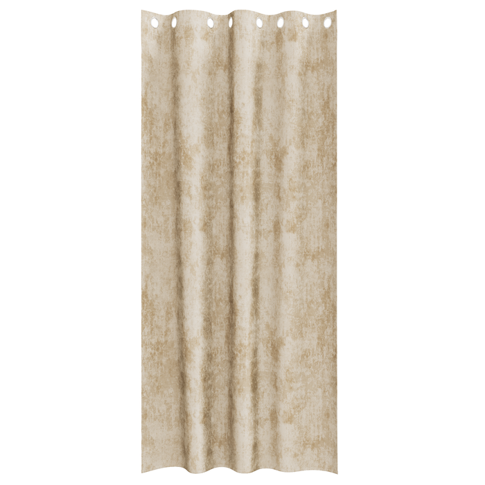 draperii din catifea 2 pcs cu eyelets crem 245x140 cm - WALTI WALTI