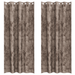 Draperii 2 piese cu œillets cappuccino 260x140 cm - WALTI WALTI