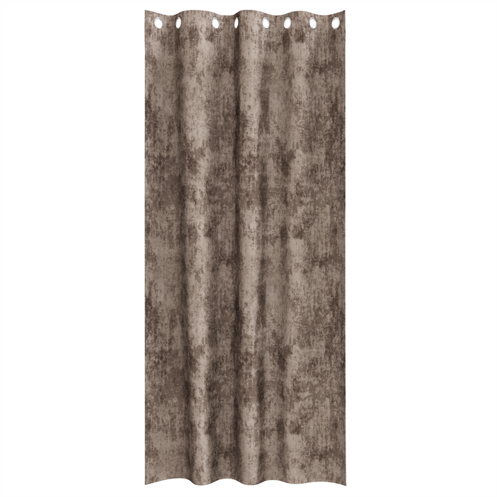 Draperii 2 piese cu œillets cappuccino 260x140 cm - WALTI WALTI