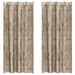 Draperii din catifea 2 piese cu ochiuri champagne 225x140 cm - WALTI WALTI