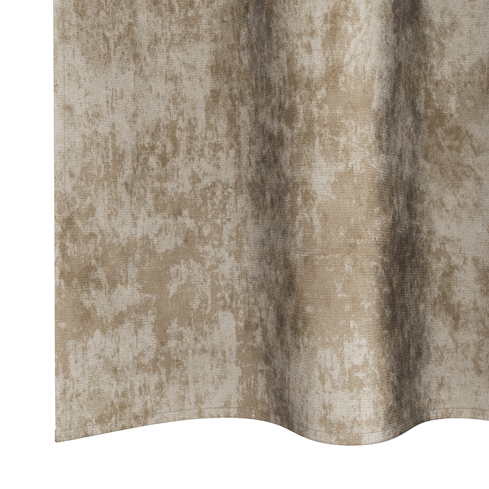 Draperii din catifea 2 buc cu gromete Champagne 245x140 cm - WALTI WALTI