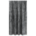 Draperii din catifea 2 piese cu buzunare pentru baghetă Gri 140x140 cm - WALTI WALTI