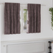 draperii din catifea 2 piese cu ochiuri maro 140x140 cm - WALTI WALTI