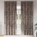 Draperii din Catifea 2 buc cu Ochiuri Cappuccino 225x140 cm - WALTI WALTI