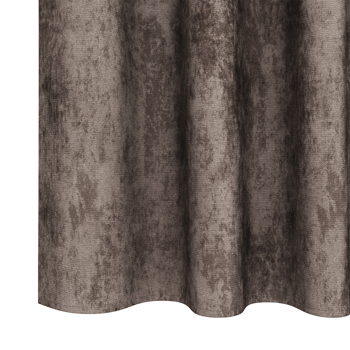 Draperii din catifea 2 pcs cu ochiuri Cappuccino 245x140 cm - WALTI WALTI