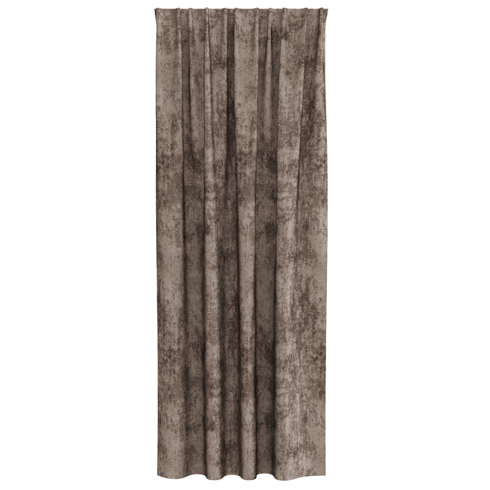 Draperii din catifea 2 pcs cu ochiuri Cappuccino 245x140 cm - WALTI WALTI