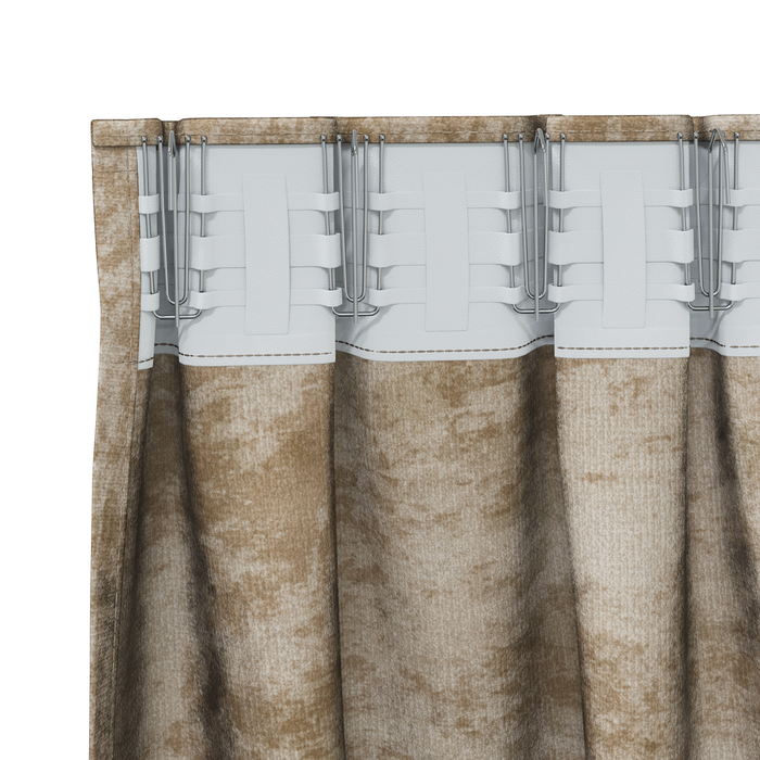 Draperii din catifea 2 buc cu ochiuri champagne 175x140 cm - WALTI WALTI