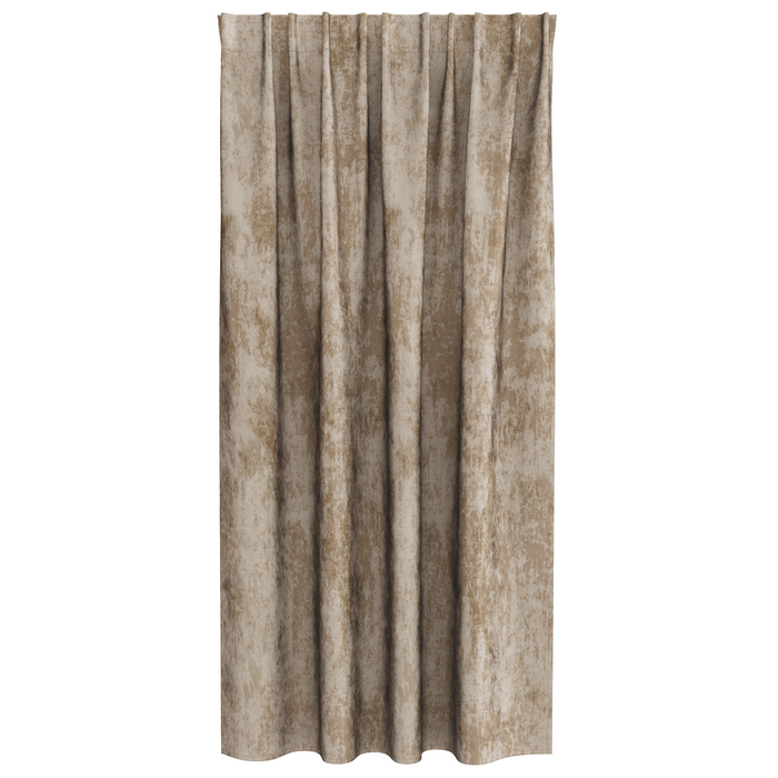 Draperii din catifea 2 buc cu ochiuri champagne 175x140 cm - WALTI WALTI