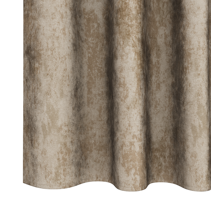 Draperii catifea 2 buc cu buzunare baghetă champagne 225x140 cm - WALTI WALTI
