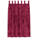 Draperii din Catifea 2 buc cu Bucle Tab Roșu Vin 175x140 cm - WALTI WALTI