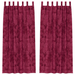 Cortine de Catifea 2 pcs cu Ochiuri Bordo 245x140 cm - WALTI WALTI