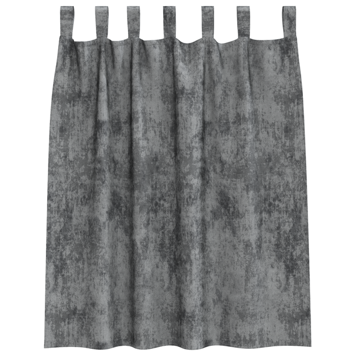 Draperii din Catifea 2 buc cu Ochiuri Gri 140x140 cm - WALTI WALTI