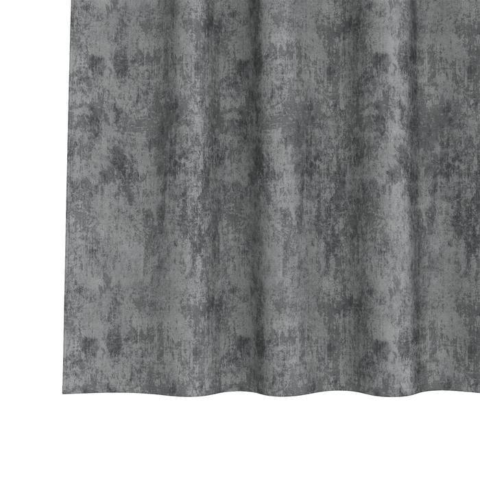 Draperii din catifea 2 piese cu inele Gri 245x140 cm - WALTI WALTI