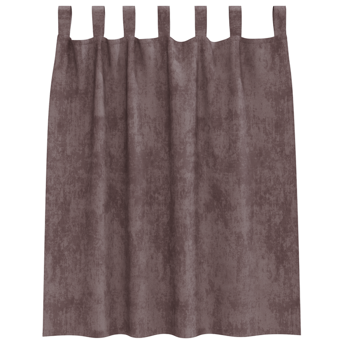 draperii catifea 2 piese cu ochiuri maro 140x140 cm - WALTI WALTI