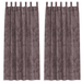 Perdele din catifea 2 buc cu bucle de sus maro 225x140 cm - WALTI WALTI