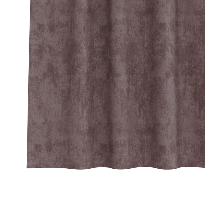 Draperii 2 buc cu inele maro 245x140 cm - WALTI WALTI