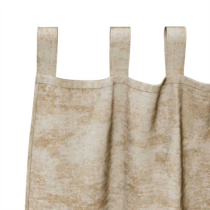 Draperii catifea 2 buc. cu găuri crem 140x140 cm - WALTI WALTI
