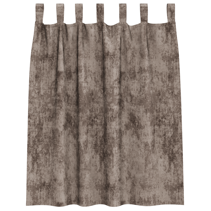 Draperii catifea 2 piese cu bucle cappuccino 140x140 cm - WALTI WALTI