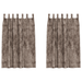 Draperii din catifea 2 buc cu bucle cappuccino 175x140 cm - WALTI WALTI