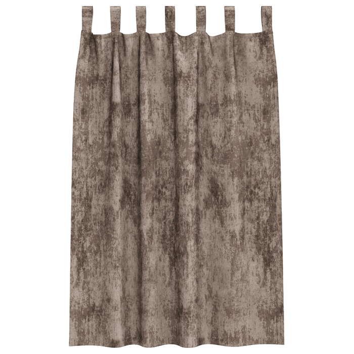 Draperii din catifea 2 buc cu bucle cappuccino 175x140 cm - WALTI WALTI