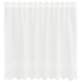 Cortină din Dantelă cu perdele Floral Alb 150 x 80 cm Poliester - WALTI WALTI