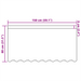 Cortină din Dantelă cu perdele Floral Alb 150 x 80 cm Poliester - WALTI WALTI