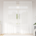 Cortină din Dantelă cu perdele Alb 150 x 245 cm Poliester - WALTI WALTI