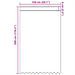 Cortină din Dantelă cu perdele Floral Alb 150 x 280 cm Poliester - WALTI WALTI