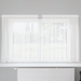 Cortină din Dantelă cu perdele Floral Alb 200 x 180 cm Poliester - WALTI WALTI