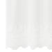 Cortină din Dantelă cu perdele Floral Alb 400 x 80 cm Poliester - WALTI WALTI