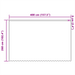 Cortină din Dantelă cu perdele Floral Alb 400 x 260 cm Poliester - WALTI WALTI