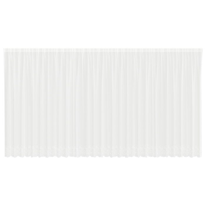 Cortină din Dantelă cu perdele Alb 750 x 240 cm Poliester - WALTI WALTI