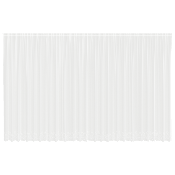 Cortină din Dantelă cu perdele Alb 750 x 300 cm Poliester - WALTI WALTI