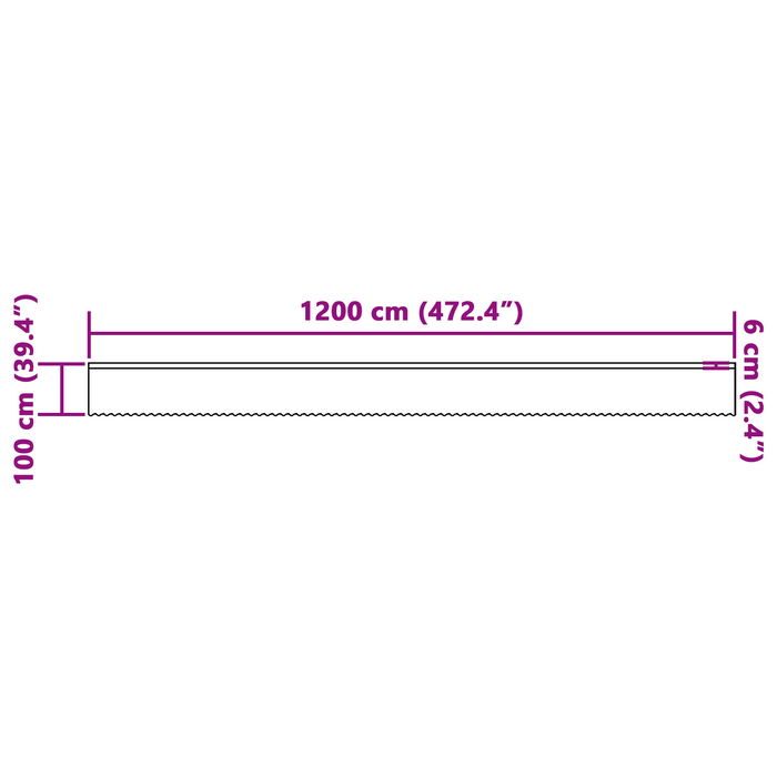Cortină din Dantelă cu perdele Floral Alb 1200 x 100 cm Poliester - WALTI WALTI