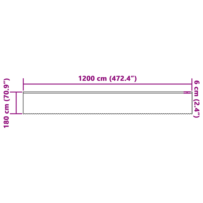 Cortină din Dantelă cu perdele Floral Alb 1200 x 180 cm Poliester - WALTI WALTI