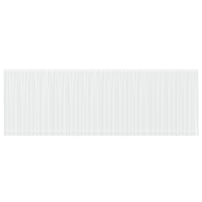 Cortină din Dantelă cu perdele Floral Alb 1200 x 220 cm Poliester - WALTI WALTI