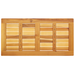 Blat de masă 90x45x2,2 cm din lemn masiv de acacia - WALTI WALTI