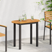 Suprafață Ovală din Lemn Solid de Acacia 80x40x2 cm - WALTI WALTI