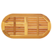 Blat de masă 100x50x2.2 cm Oval din lemn masiv de acacia - WALTI WALTI