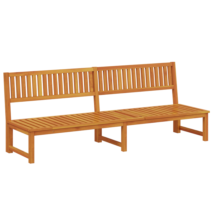 Șezlong 3 în 1 Funcție Lemn Solid de Acacia - WALTI WALTI